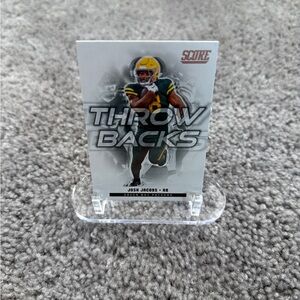 Panini Score 2025 - Throwbacks Josh Jacobs Football Card 🔥